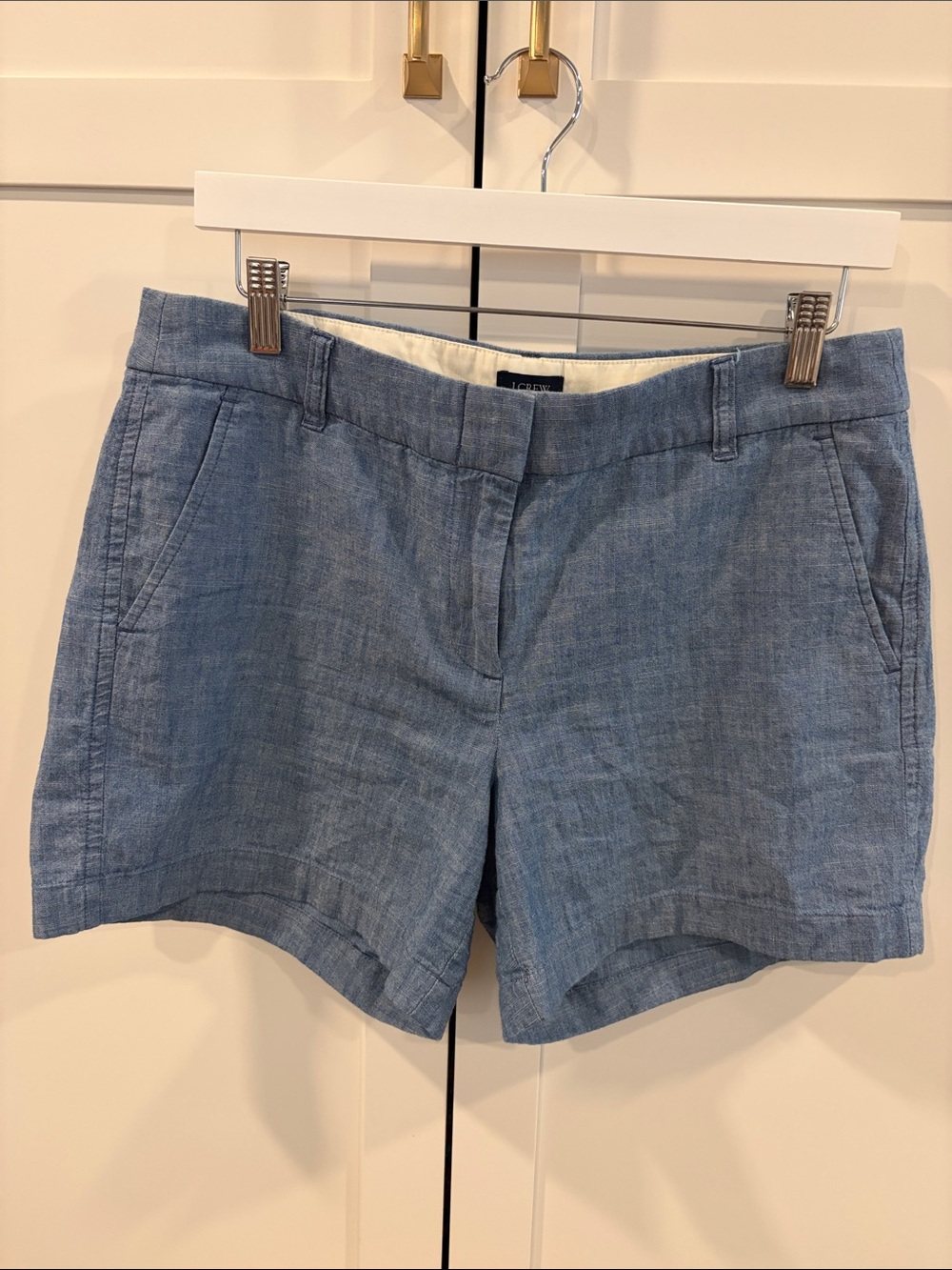 J. Crew Light Blue Linen Blend Women’s Shorts